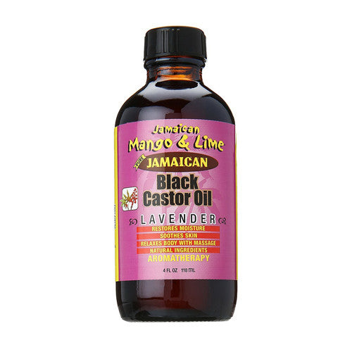 Jamaican Mango and Lime Jamaican Mango Lavender Black Castor Oil, 4 Oz